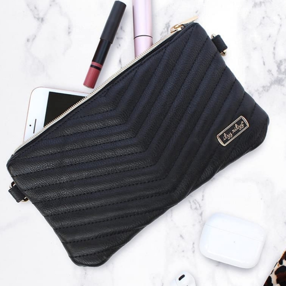 Crossbody wristlet